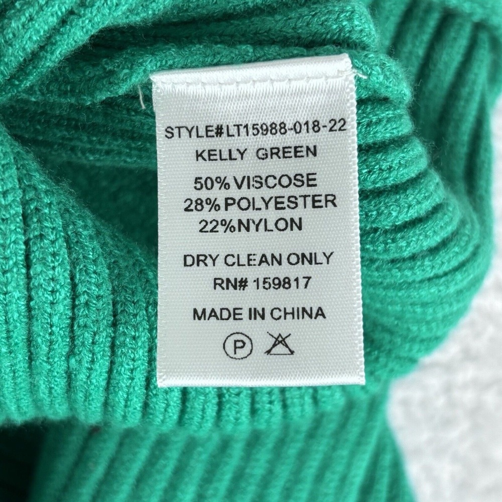 NWT Altar'd State Kelly Green Boat Neck Knit Cropped Sweater Size XS‎ - Picture 10 of 12